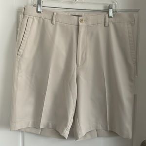 Peter Millar, tan, lightweight shorts, 35 w